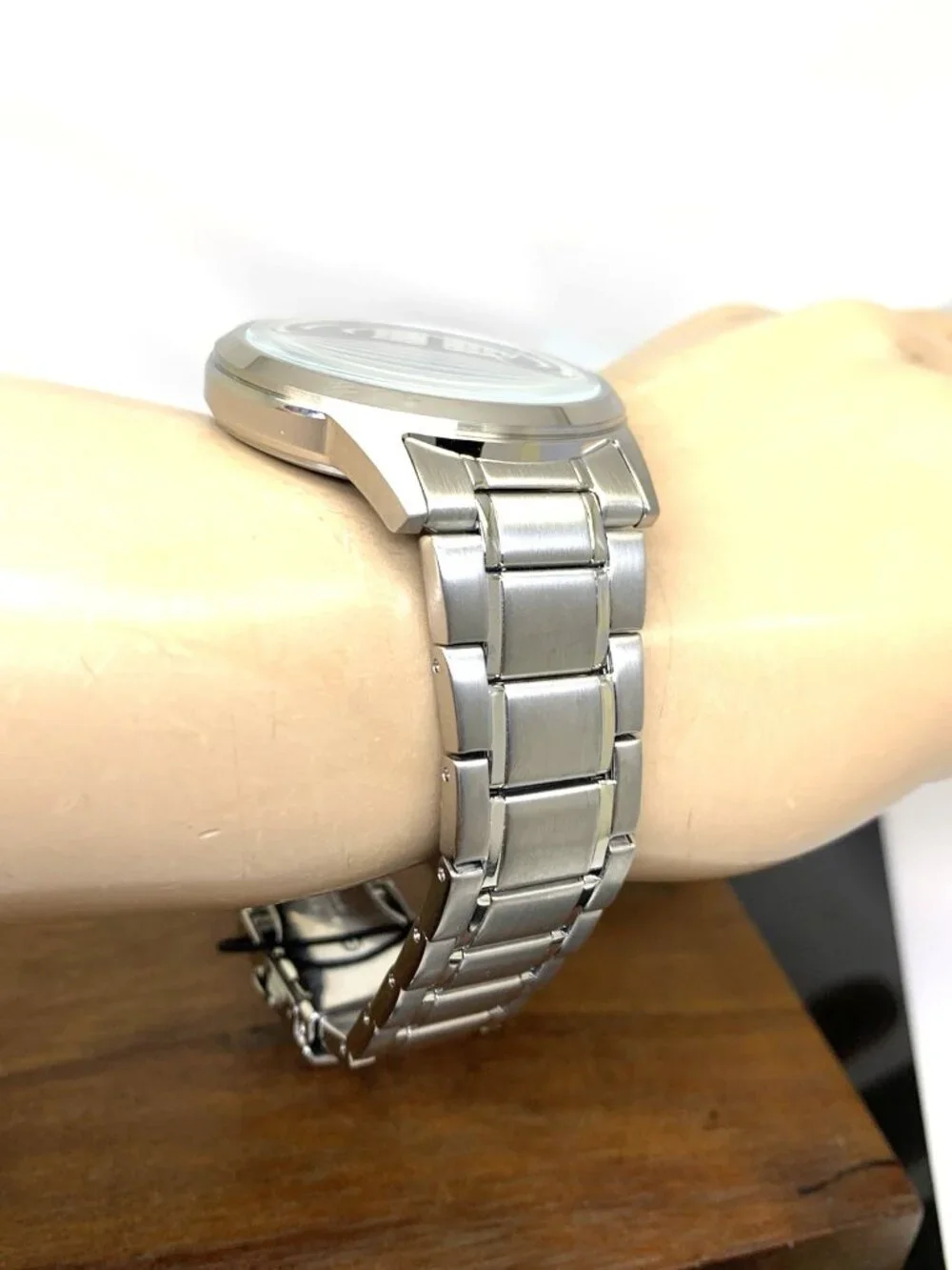 Citizen Men's Watch AW0100-51A Eco-Drive Silver Dial Day Date Steel 40mm